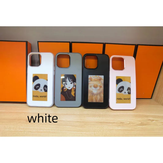 Coque de téléphone DIY avec écran de projection E-ink